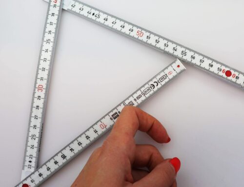 Winkel messen mit dem Doppelmeter